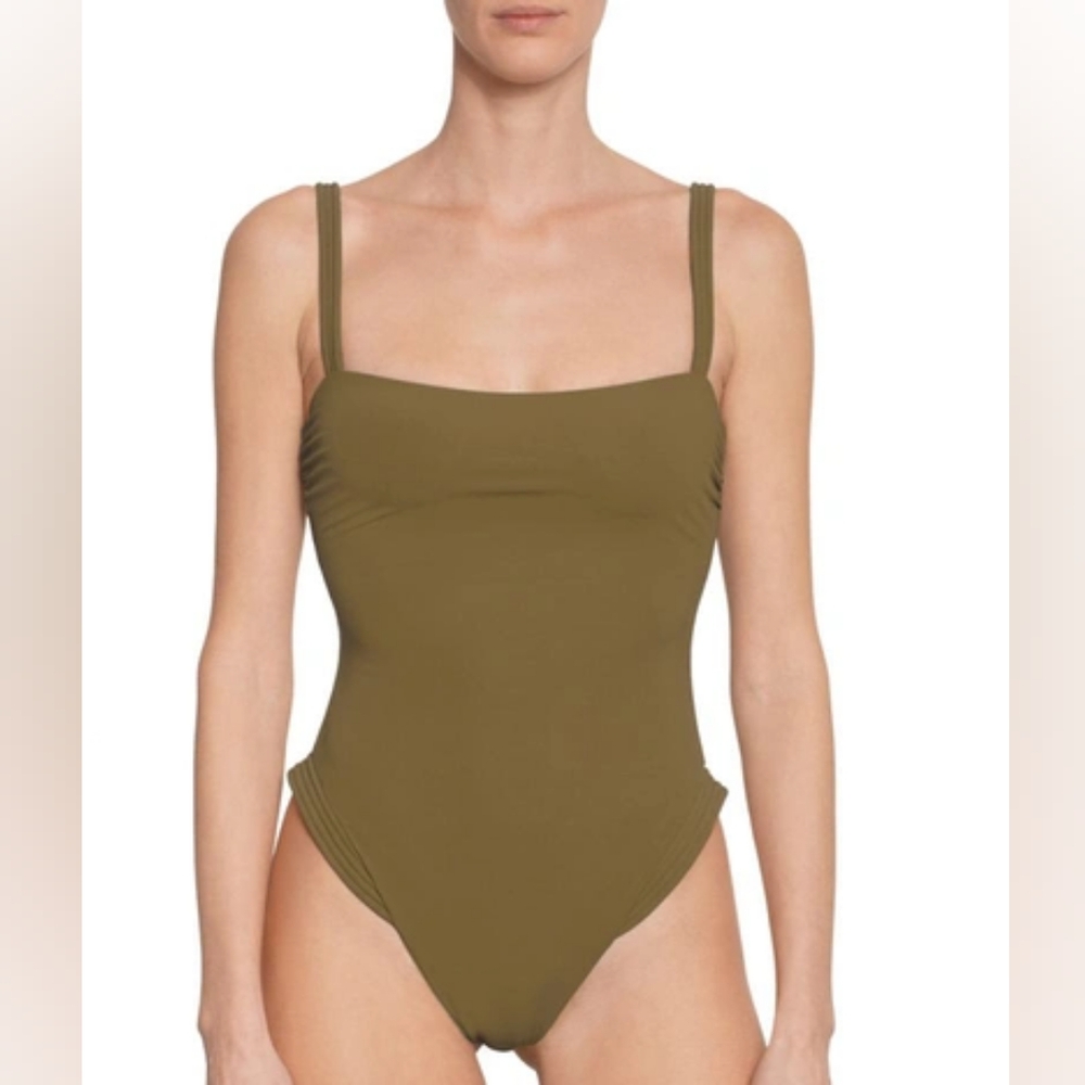 Palmiza. Ginevra Onepiece In Oliva Green Swimsuit Size Small.